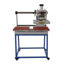 QS-HA38 Up sliding pneumatic double work table heat transfer press machine T shirt printing machine logo label machine